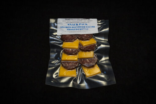 Smoked Reindeer Salami and Smoked Cheese Snack Pack