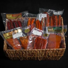 Smoked Salmon and Smoked Sausage Sampler